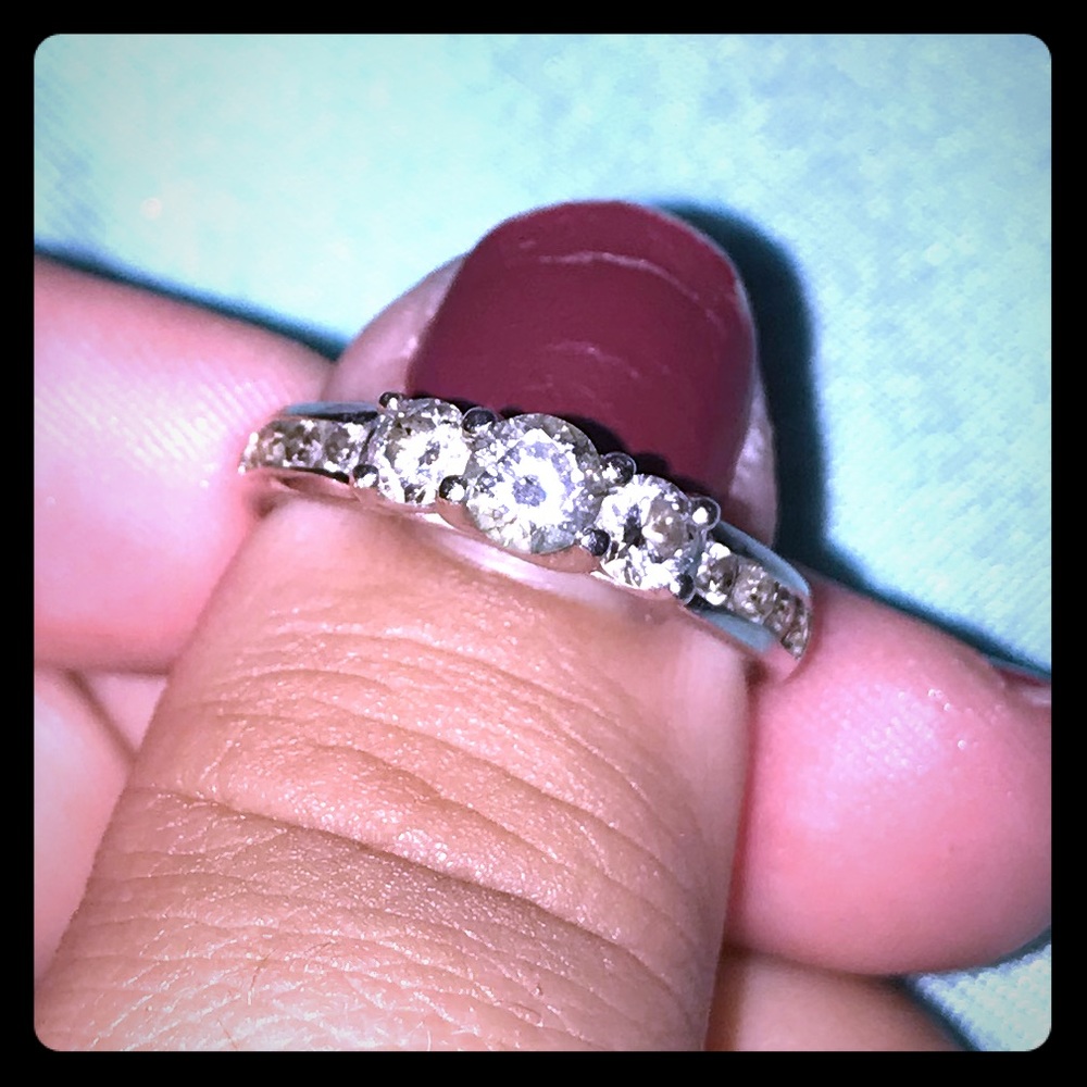 Past/Present/Future .5ct diamond ring